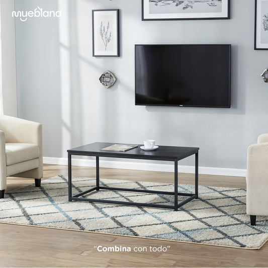 MESA DE CENTRO TUCSON NEGRO