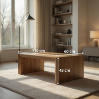 Mesa de Centro Brown Oak en remate