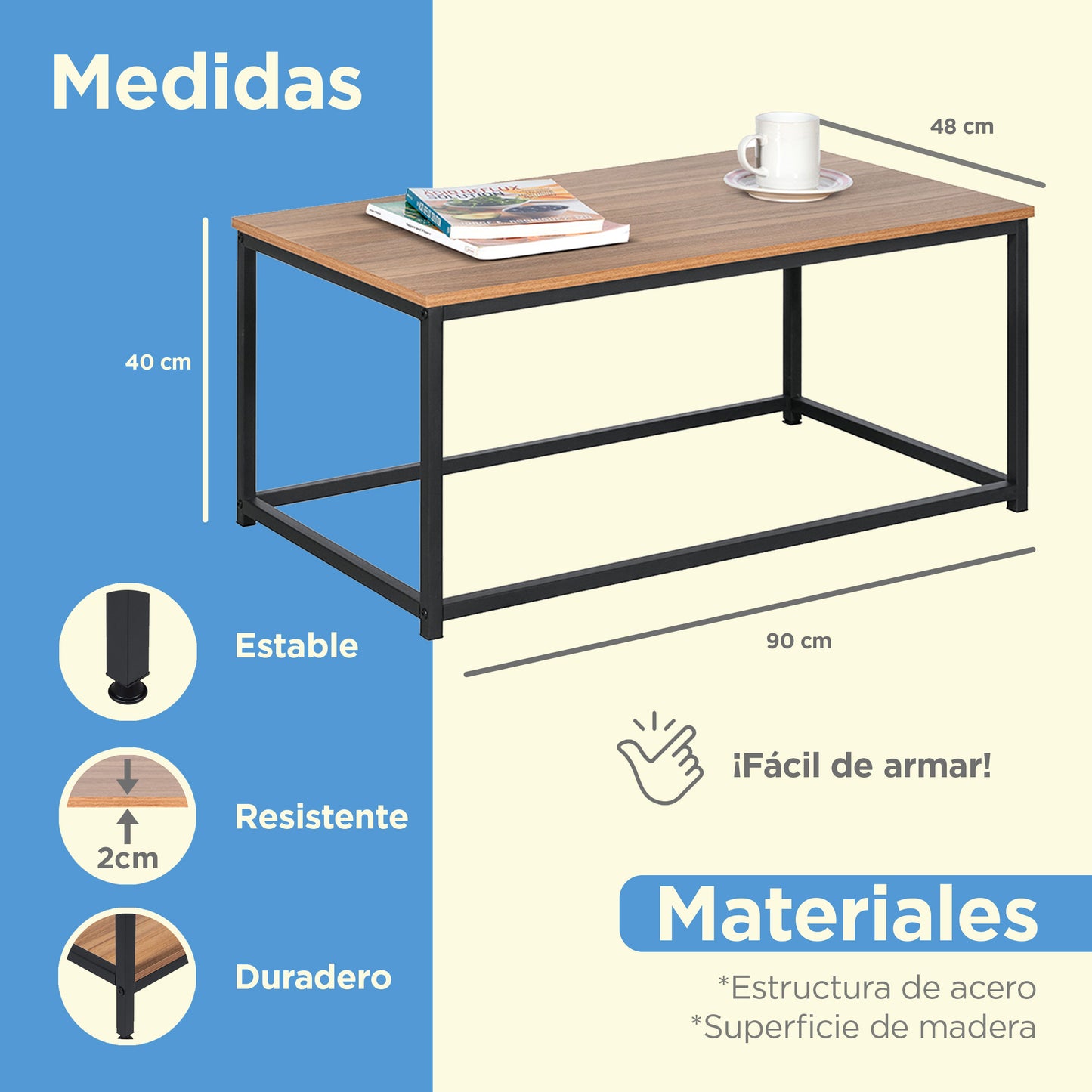 MESA DE CENTRO TUCSON