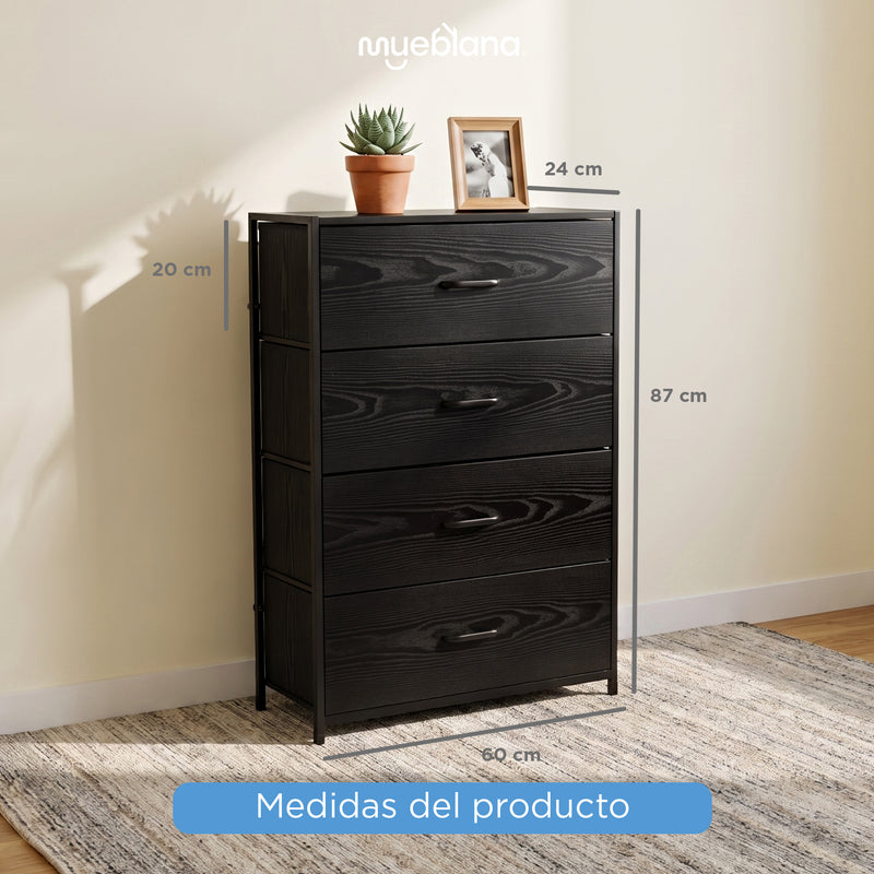 Cómoda Lima Black