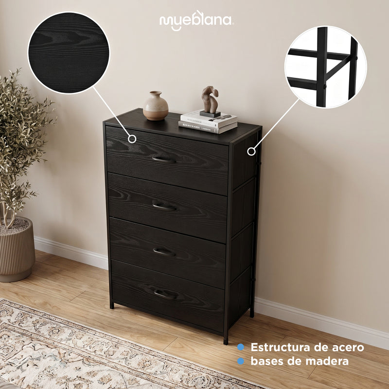 Cómoda Lima Black