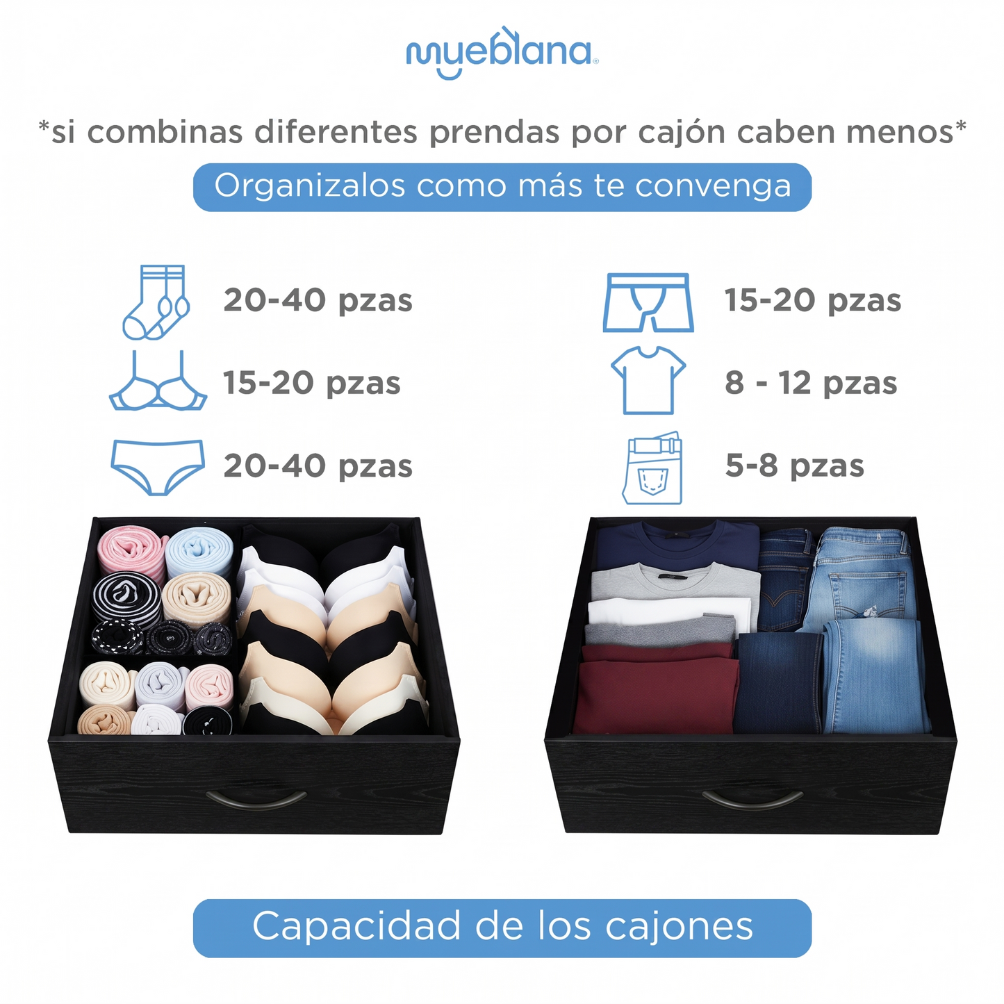 COMODA LIMA BLACK