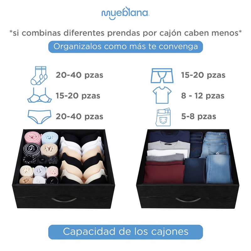 Cómoda Lima Black