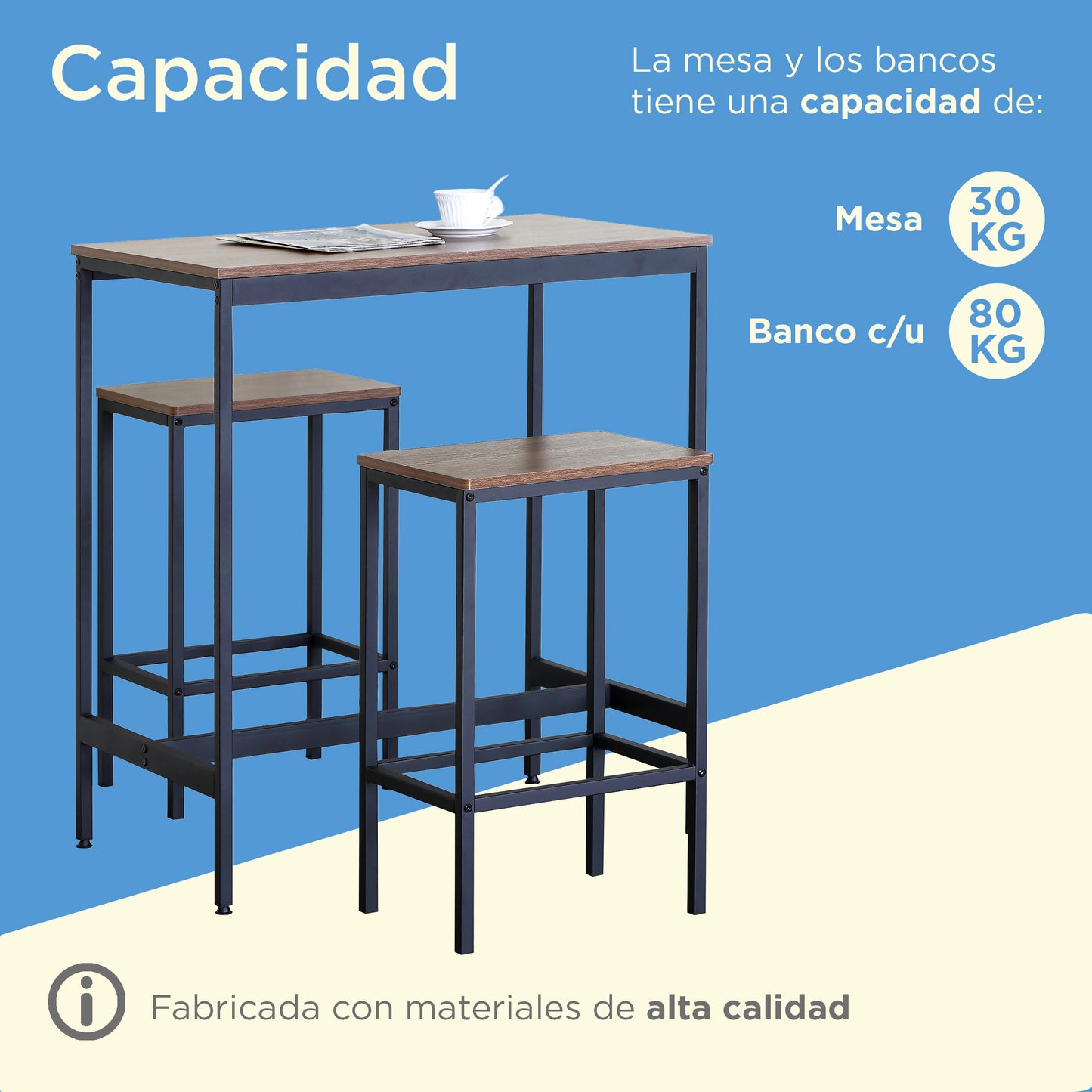 MESA DE BARRA ISTANBUL