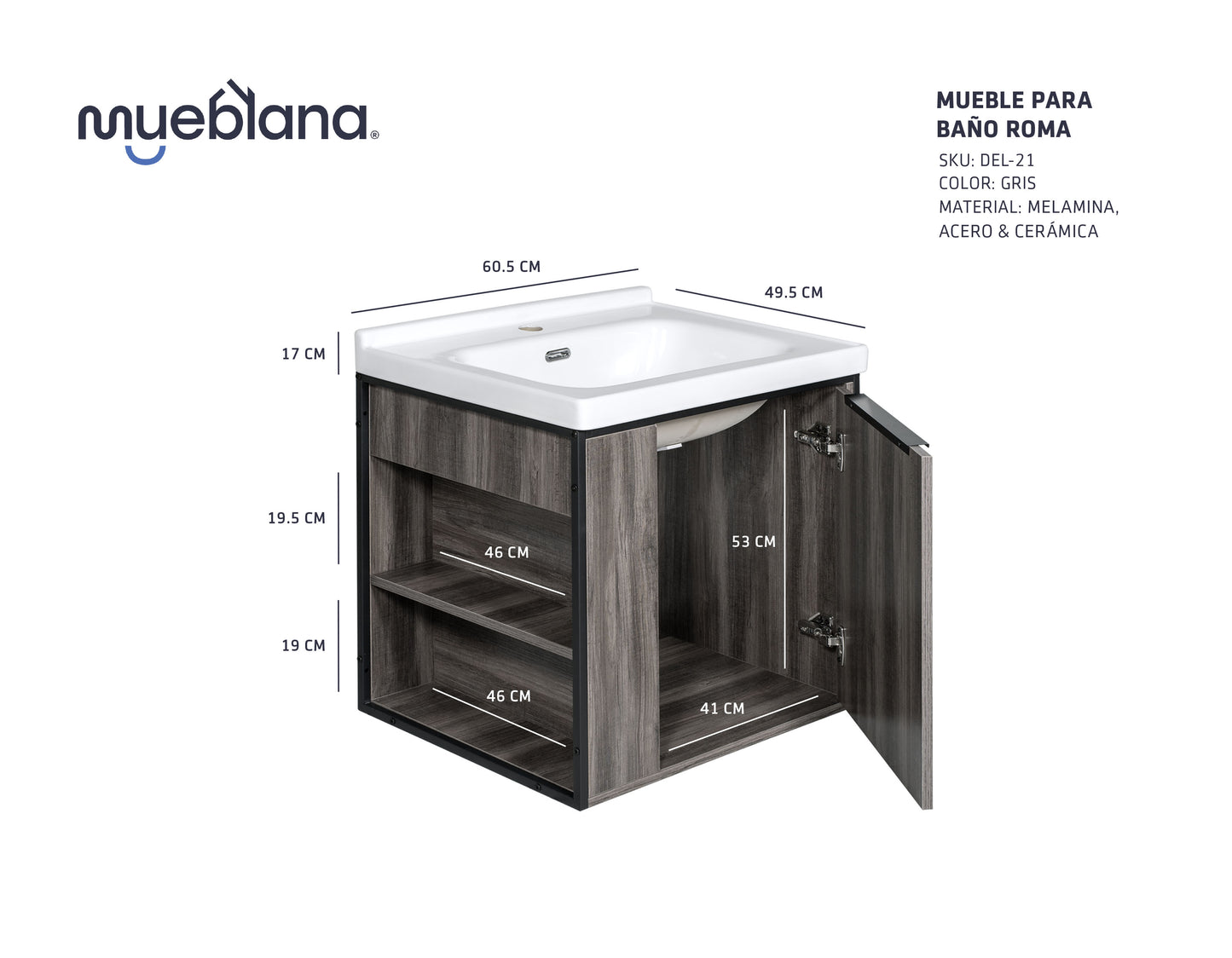 MUEBLE DE BAÑO ROMA en remate