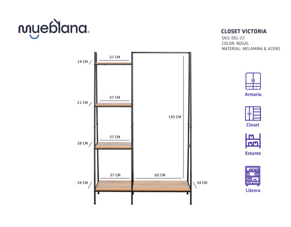 Closet Victoria en remate